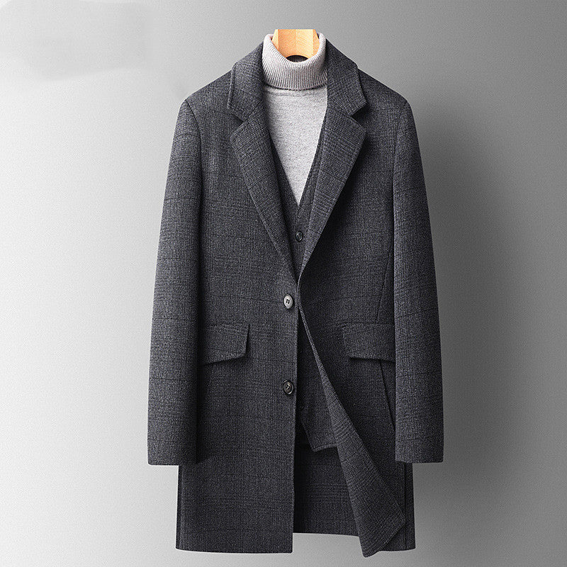 Cashmere Coat Coat Mid-length Double-sided Woolen Coat