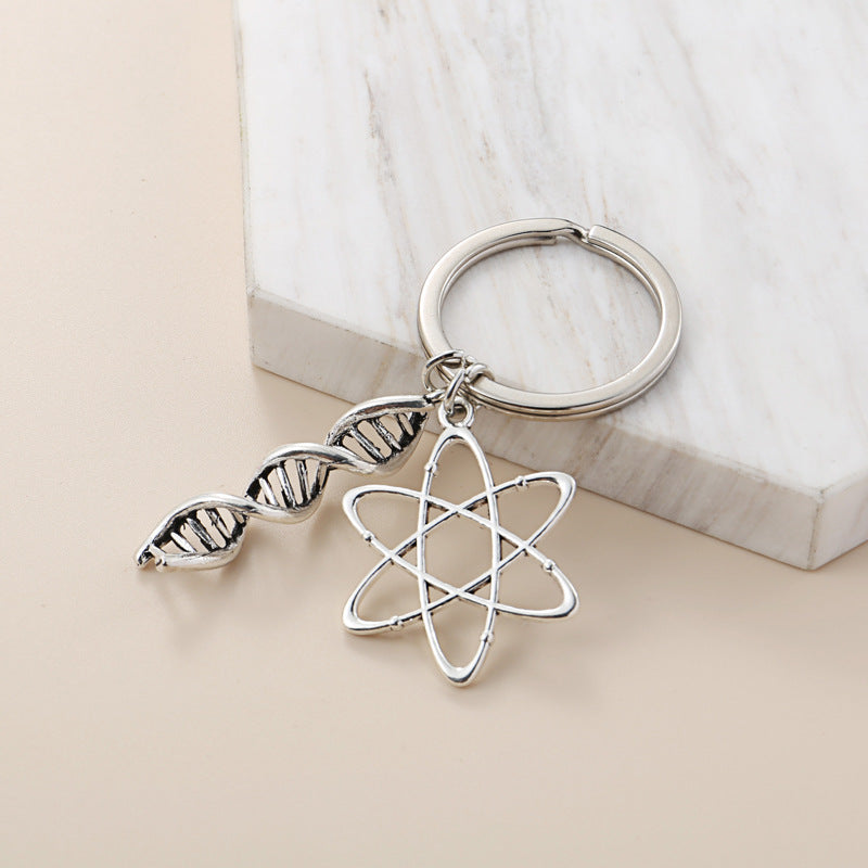 Keychain For Biochemical Instruments Microscope Flask