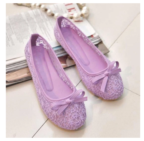 Hollow Breathable Lace Mesh Shoes For Women