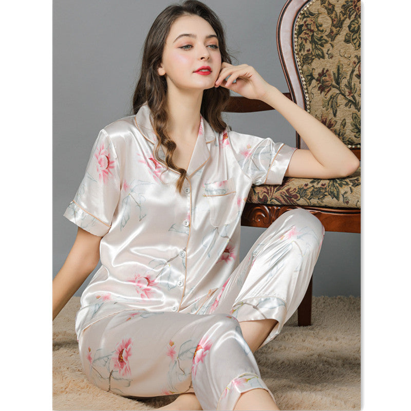 Women's silk pajamas