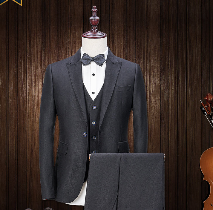 Three-piece suit jacket men