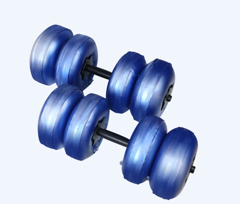 Adjustable 20-25 KG Water-filled Dumbbell for Men Home Fitness  Arm Muscle Training Equipment Portable Convenient Water Injection Dumbb