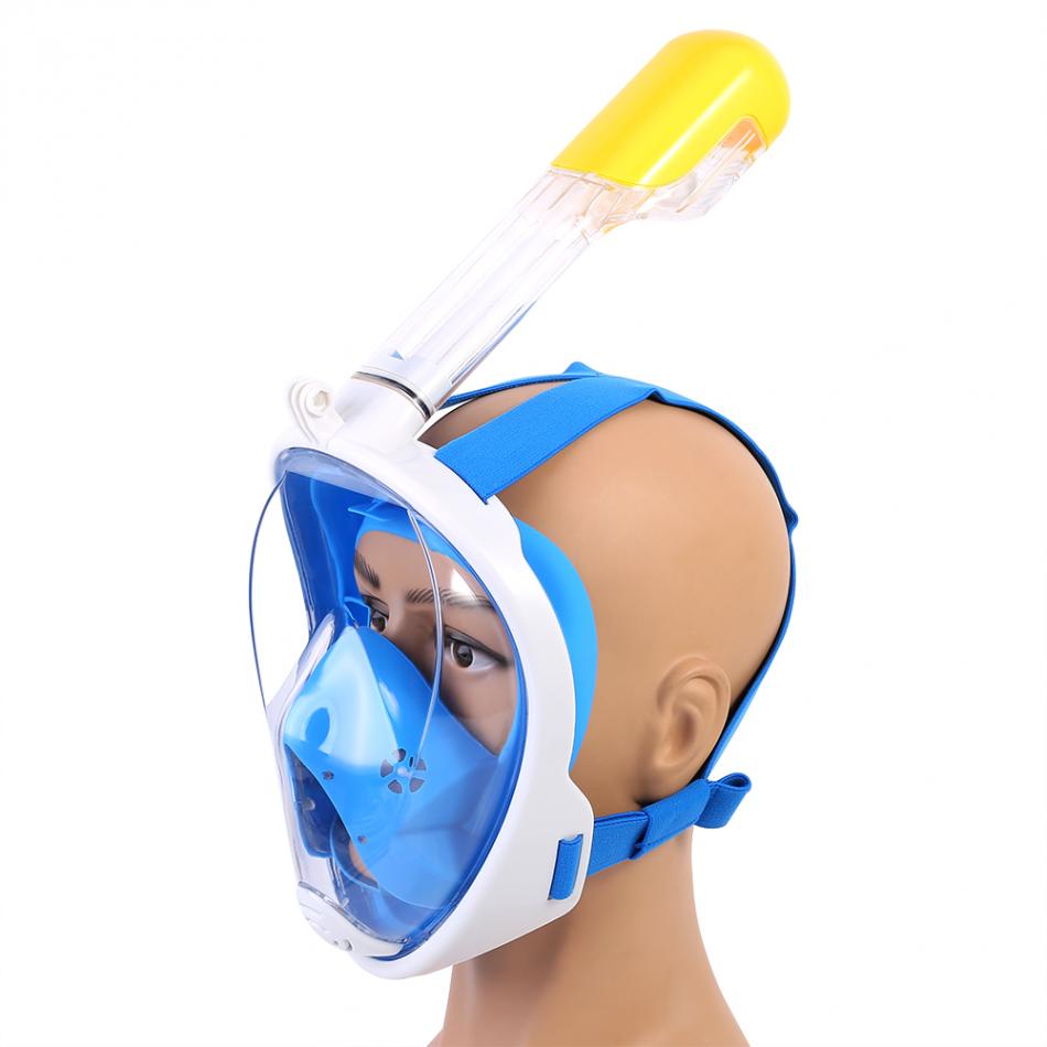 Gopro diving mask full dry snorkel silicone waterproof anti-fog snorkeling mask