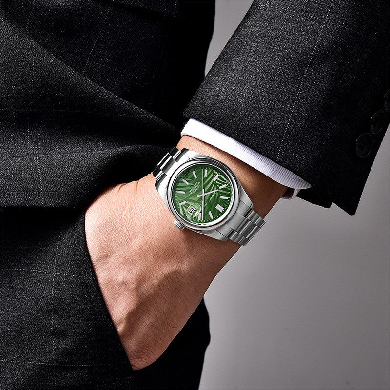 Jinggang Calendar Men's Mechanical Wrist Watch