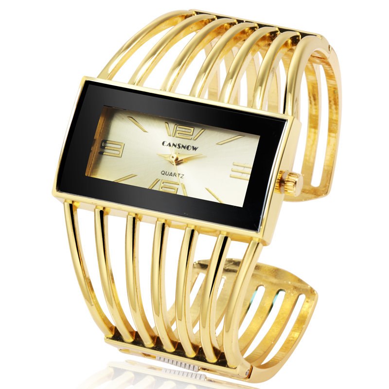 CANSNOW Women's Rose Gold Bracelet Watch