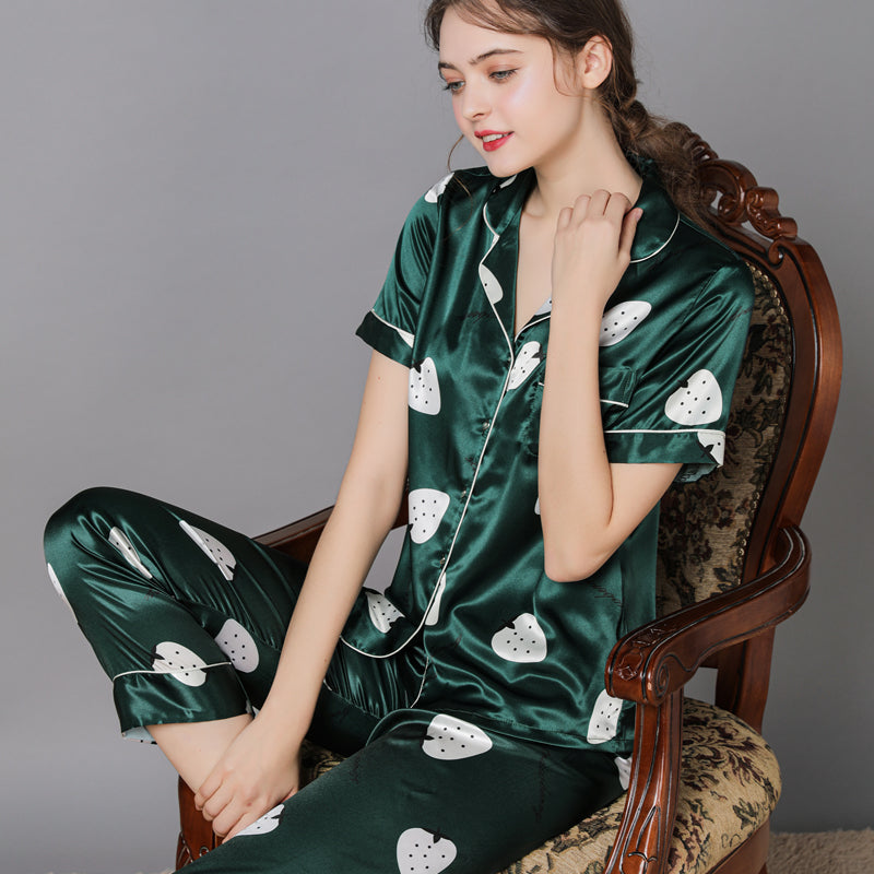 Women's silk pajamas