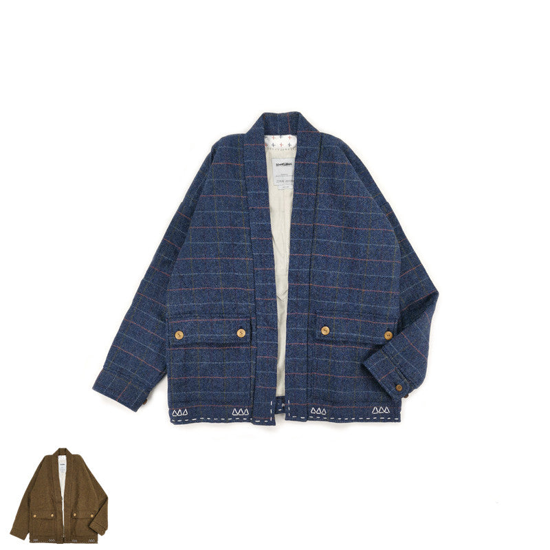 Woolen Coat Jacket Japanese Layered Wear