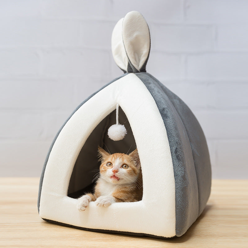 Feline Villa: Cat House and Small Dog Kennel"