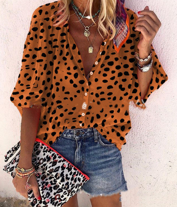 long-sleeve-ladies-leopard-print-casual-suit-collar-shirt