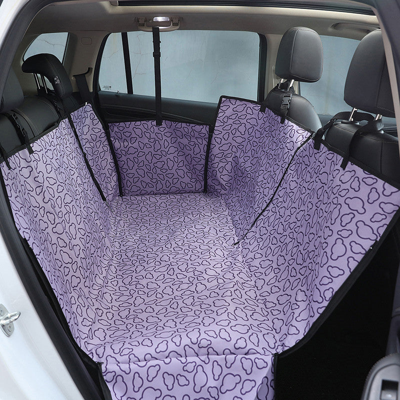 Dog Car Mats for Golden Retrievers: Waterproof and Dirt-Resistant Pet Cushions as Rear Car Mats and Seat Covers