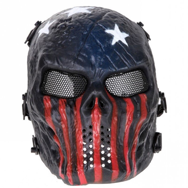 Skull Mask Tactics Outdoor Full Face Mask Field Shield Mask