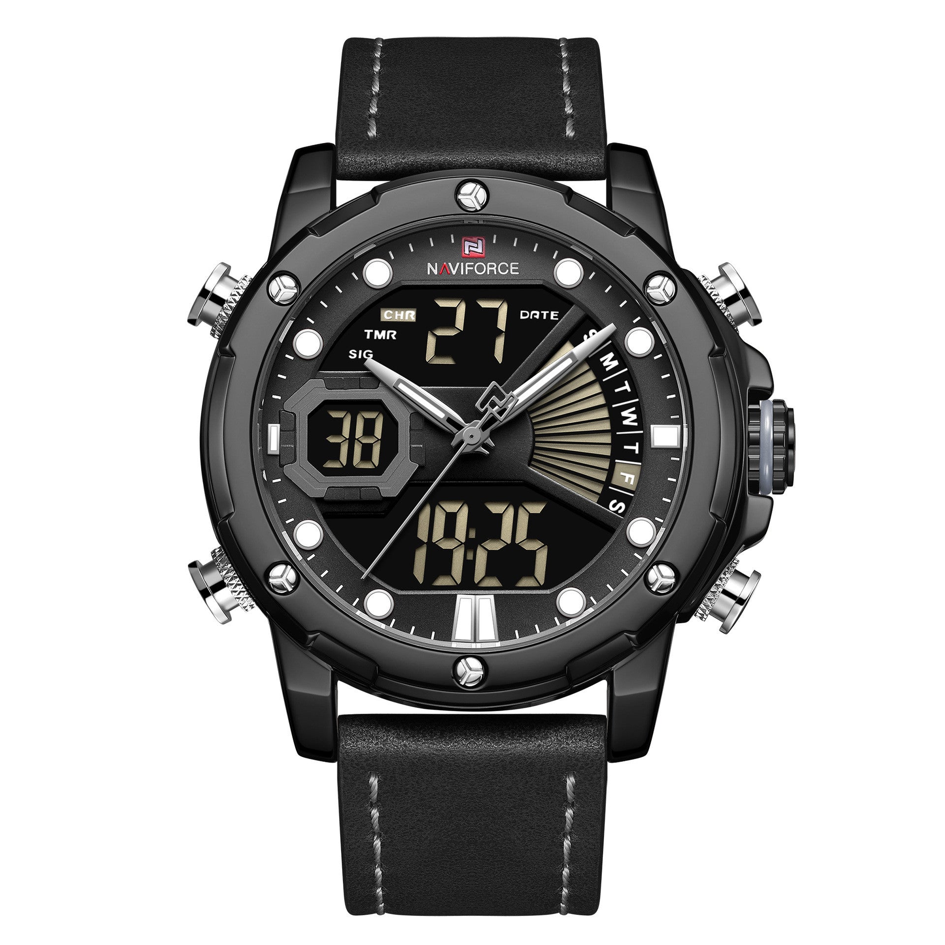 Naviforce 9172 Men's Quartz Watch with Calendar
