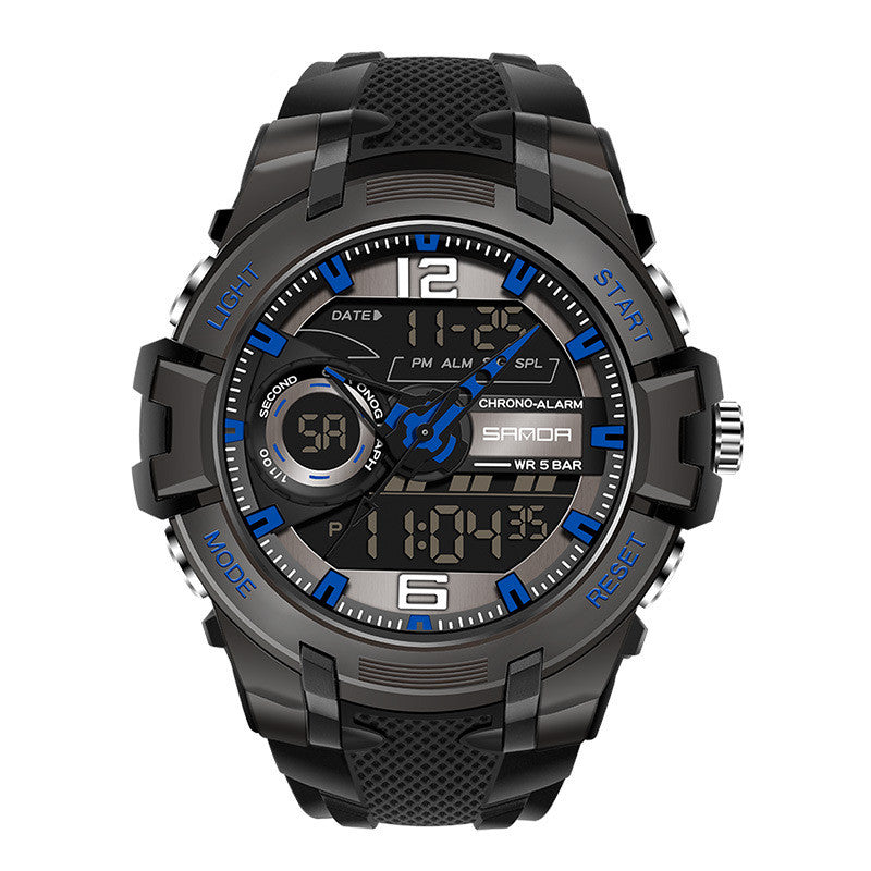 Men's Large Dial Waterproof Watch Personality Electronic Watch Fashion Trend