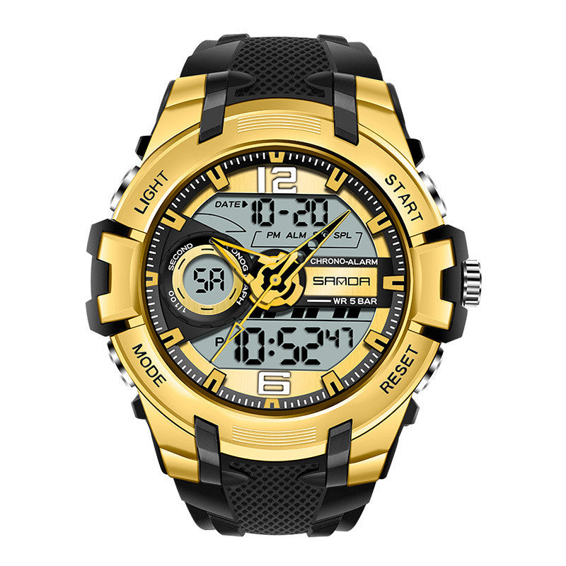 Men's Large Dial Waterproof Watch Personality Electronic Watch Fashion Trend