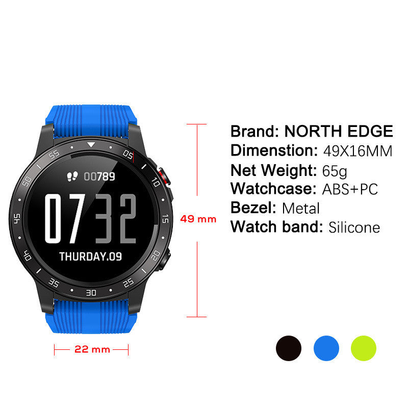 North Edge GPS Sports Watch Bluetooth Call Multi-sports Mode