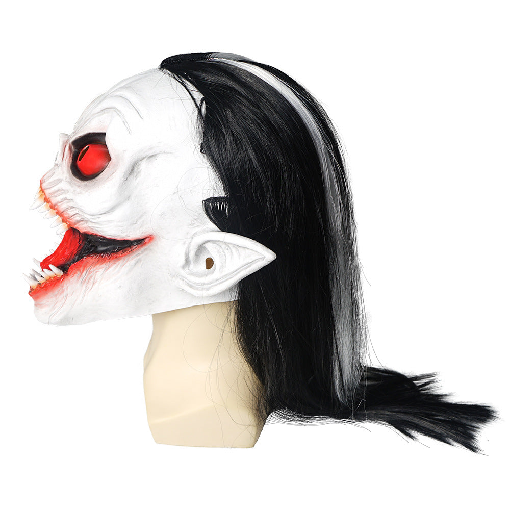 Vampire Morbias Mask Halloween Scary Play Latex Mask