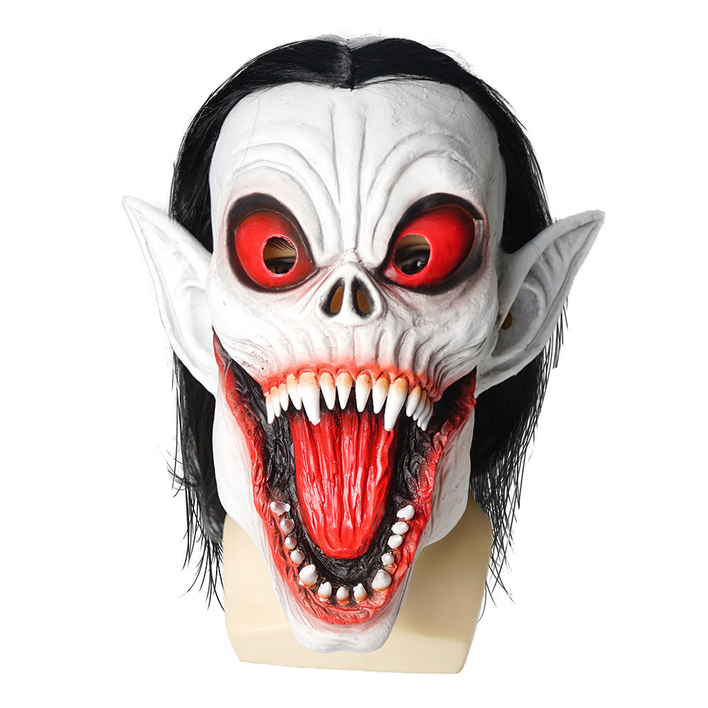 Vampire Morbias Mask Halloween Scary Play Latex Mask