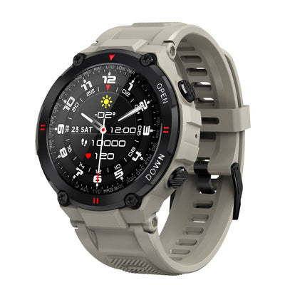 Smart watch bluetooth call full round screen outdoor rugged sports