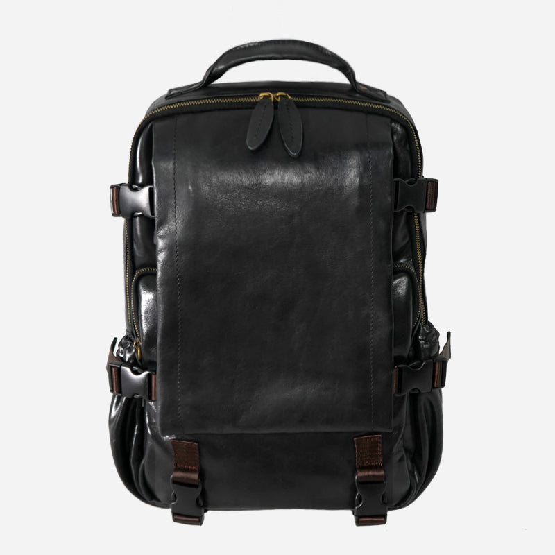 Men's Fashion Handmade Leather Business Backpack