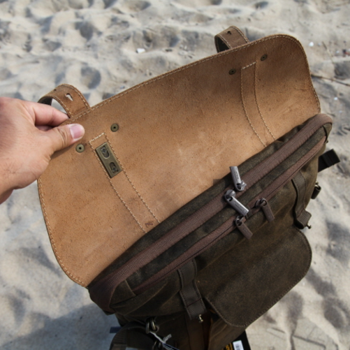 Retro photography backpack camera bag