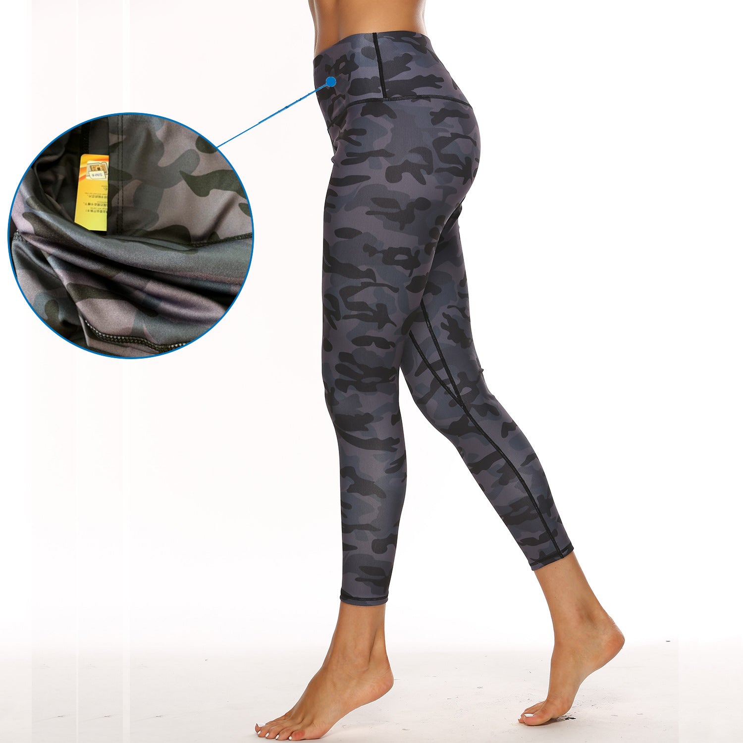 High-waist hip-lifting fitness basic yoga pants