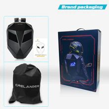 Led Backpack Screen Rider Motorcycle Locomotive Dazzlingly Cool Travel Screen Luminous Eyes