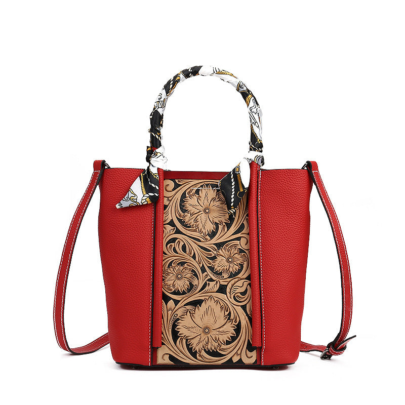 Fashion New Embossed Leather Women's Bag