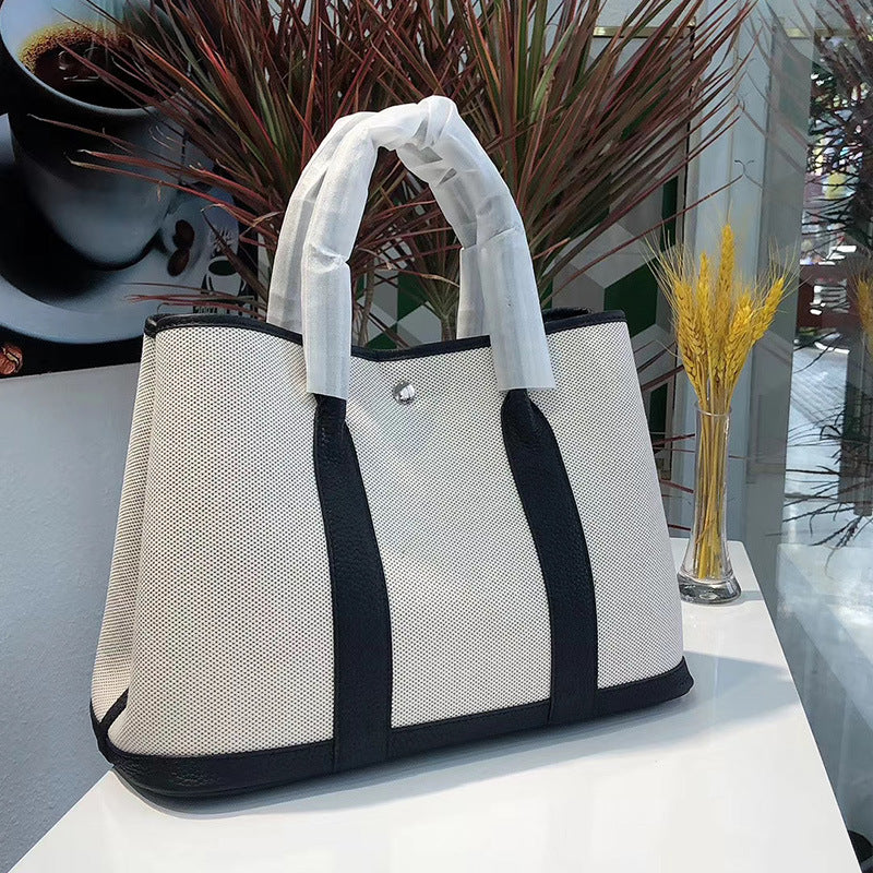 New Women's Bag Shoulder Crossbody Tote Bag Versatile Canvas Tote Bag Portable Shopping Bag Bucket Bag
