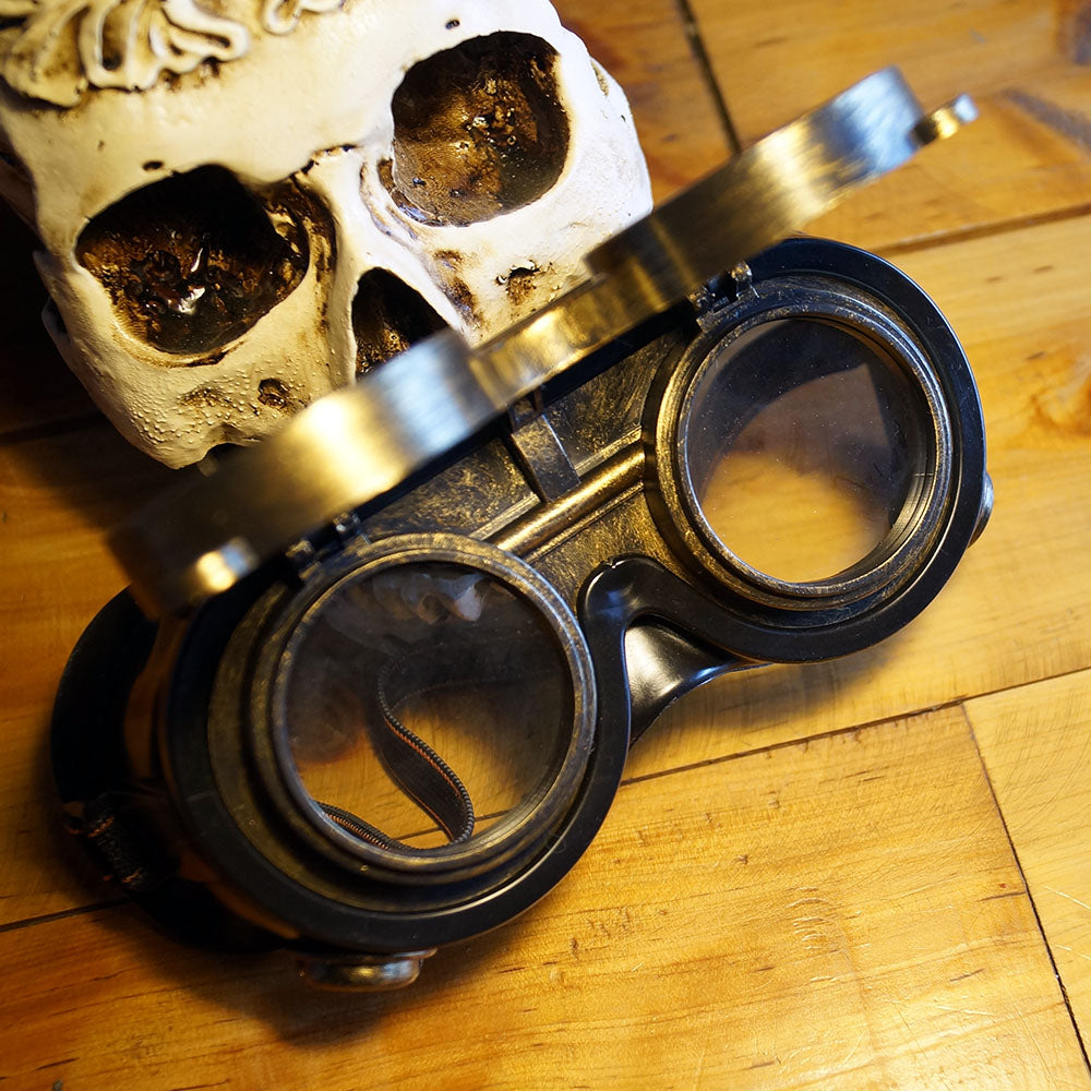Industrial Retro Steampunk Steampunk Net Glasses Lens Goggles Goggles