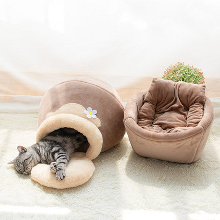 Winter Thickened Cat House Cat Sleeping Bag
