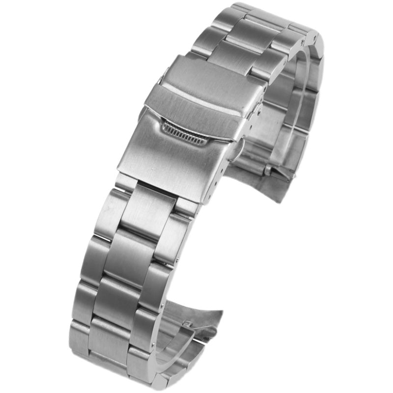 Diving Watch: Solid Stainless-Steel Bracelet with Five Beads