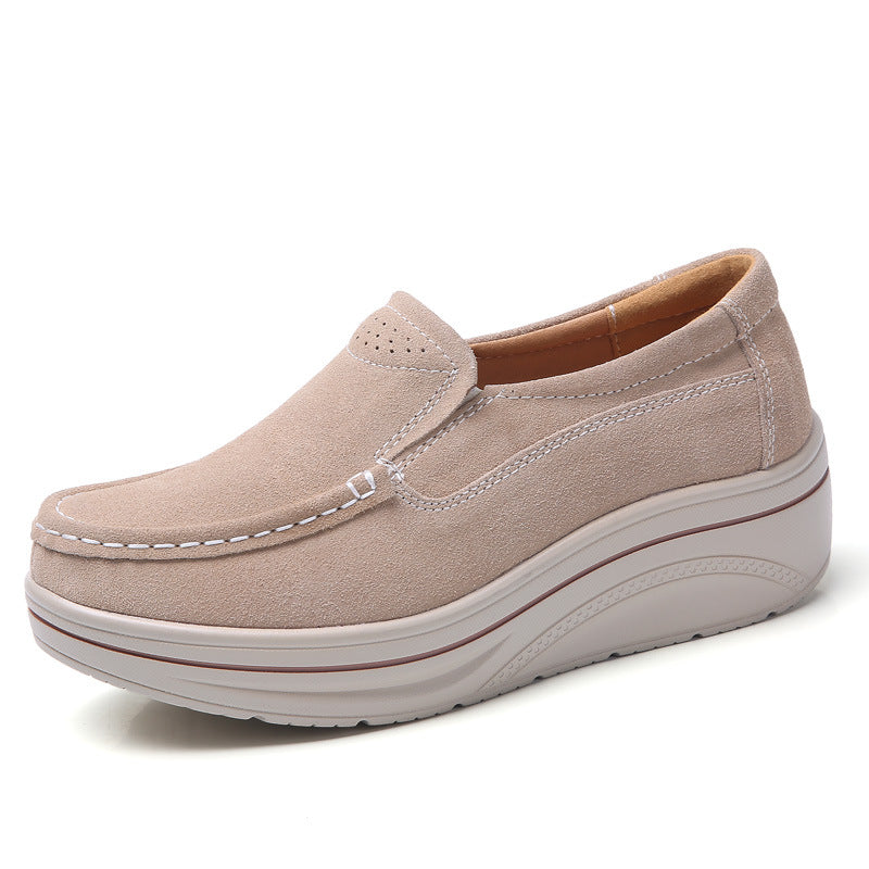 Fashion breathable casual women's shoes Korean style peas shoes women's single shoes