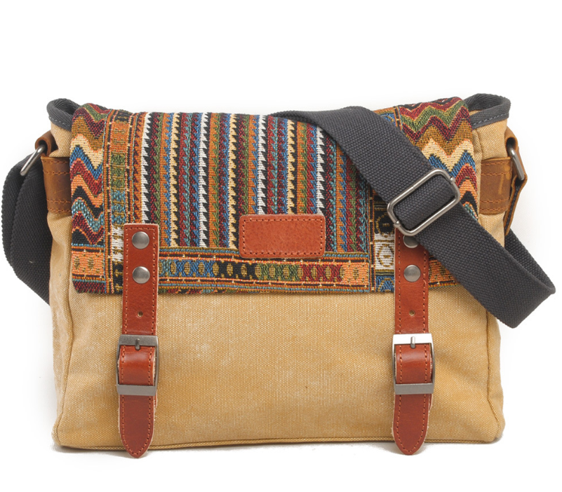 Vintage shoulder bag ethnic style