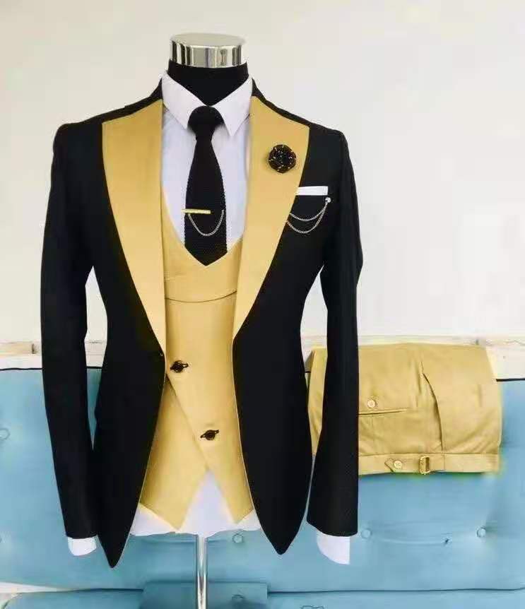 Two-piece wedding formal suit for the groom