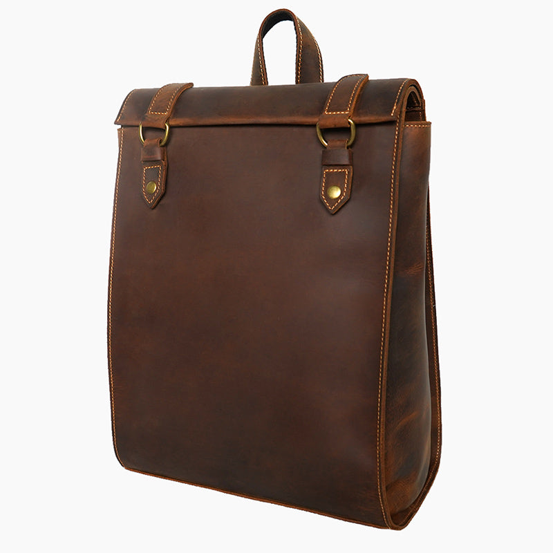 Men's Vintage Handmade Genuine Leather Backpack