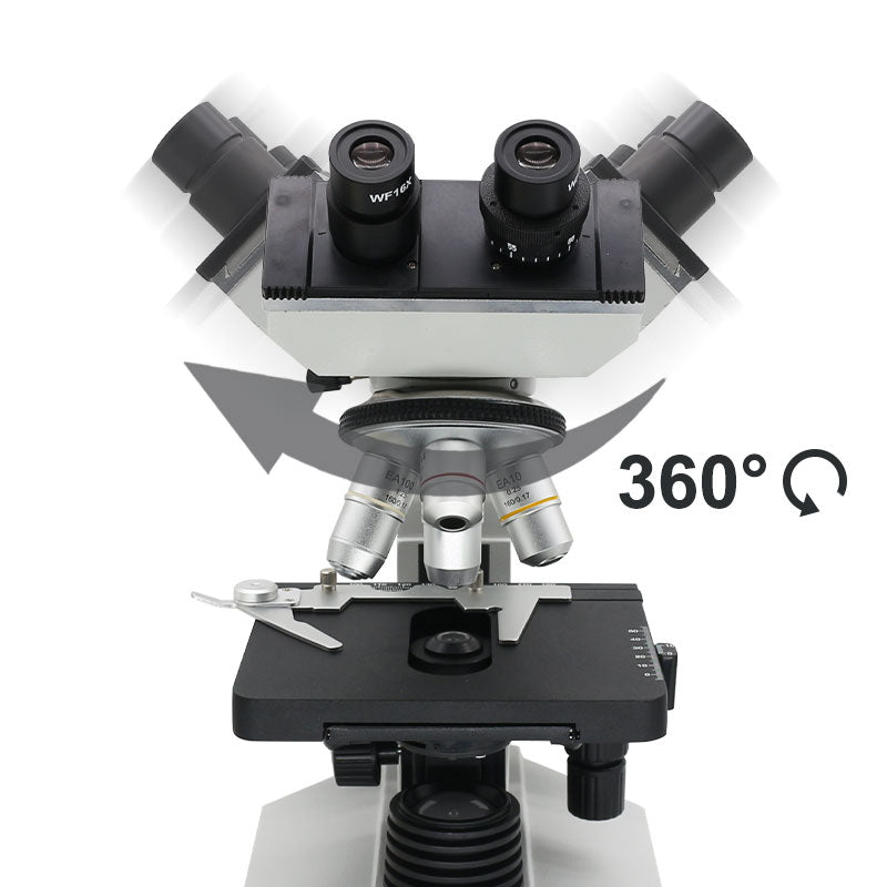 New Binocular Smooth Biological Microscope