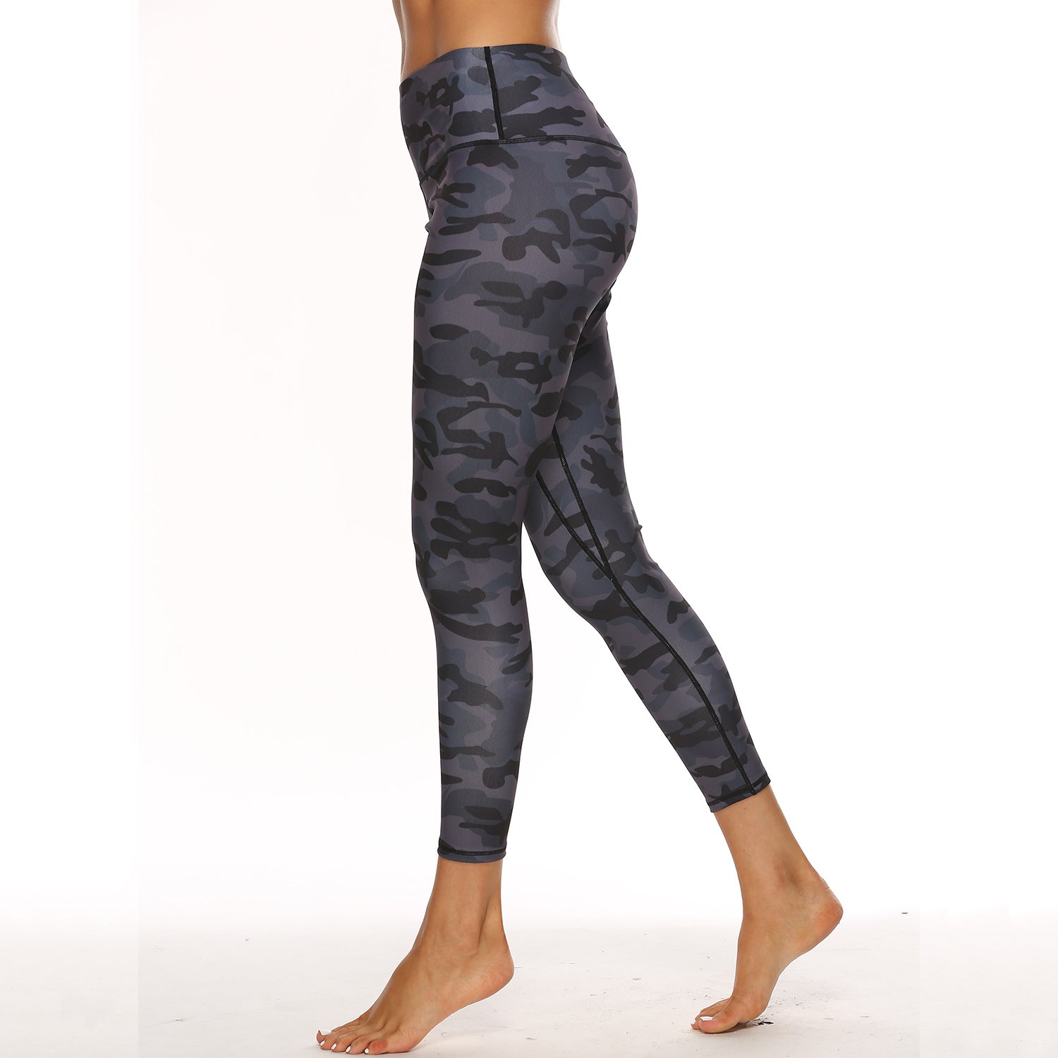 High-waist hip-lifting fitness basic yoga pants