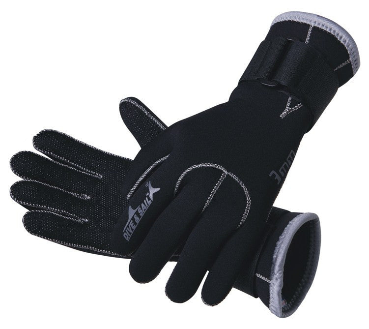 Swimming warm protective gloves Snorkeling Diving gloves cold and scratch-resistant winter swimming insulation