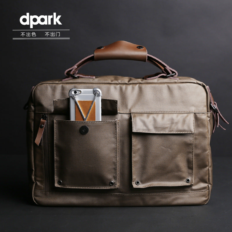 Dpark 14/15 inchLenovo laptop bag with single shoulder slung men business handbag