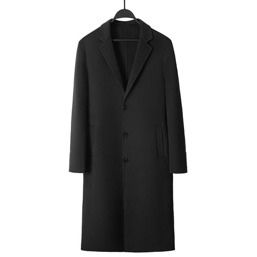 Men's Fashion Thickened Cashmere Coat
