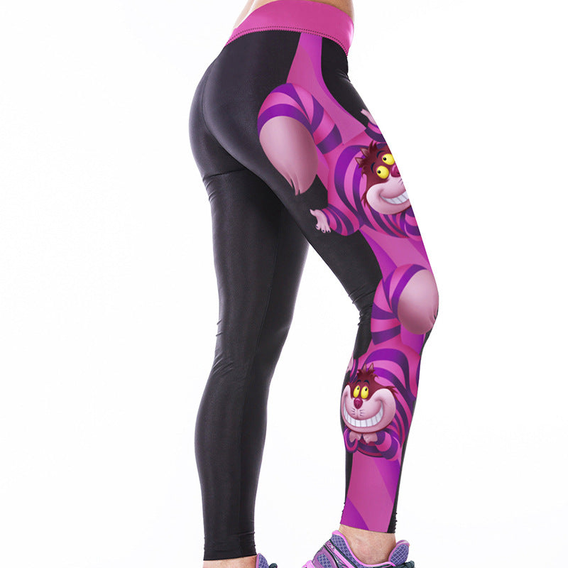 Tight stretch running fitness track pants