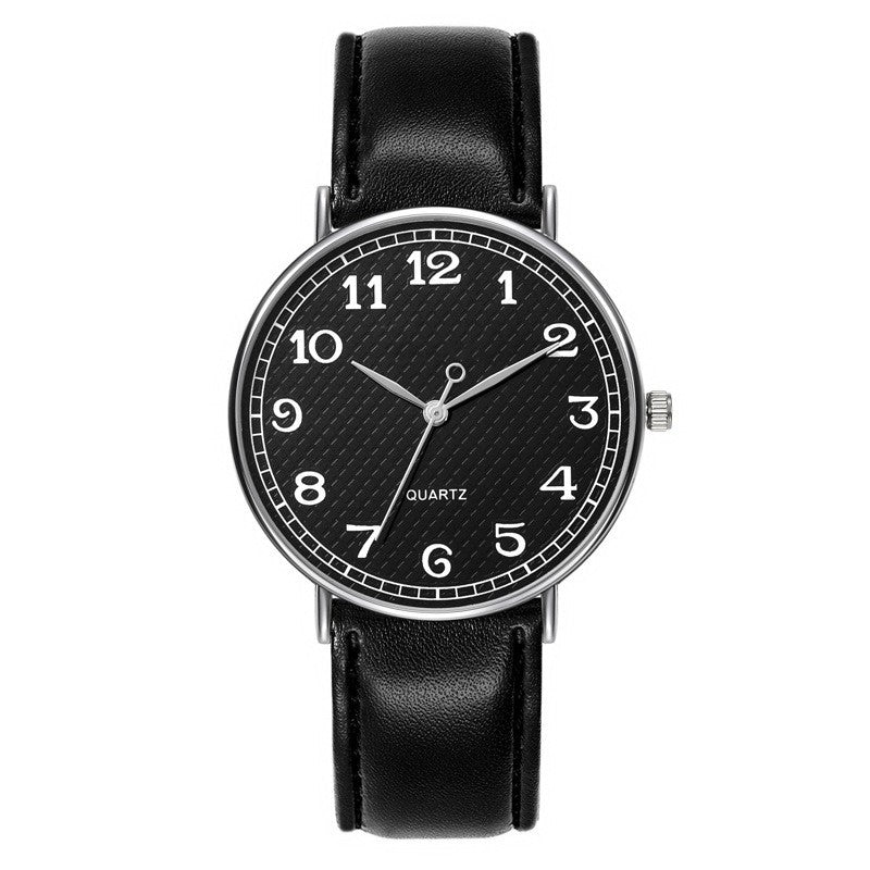 Men's Fashion Casual Thin Belt Quartz Watch