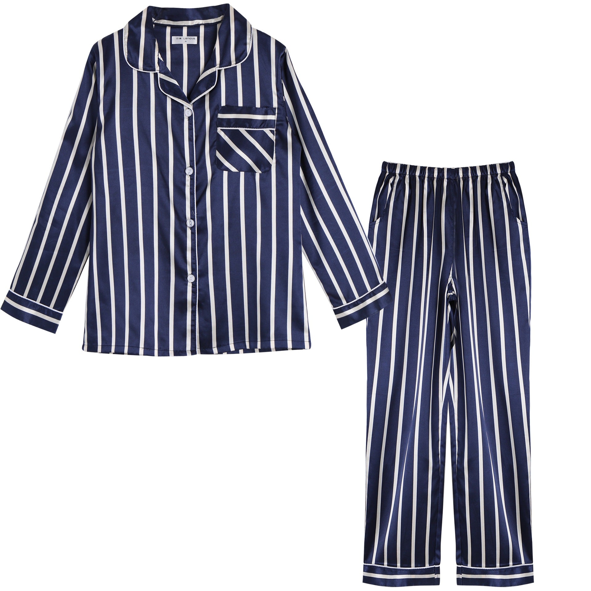Couple striped pajamas leisure, breathable, home, cool, comfortable!.