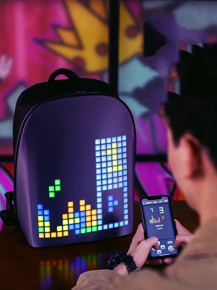 Pixel cycling LED backpack