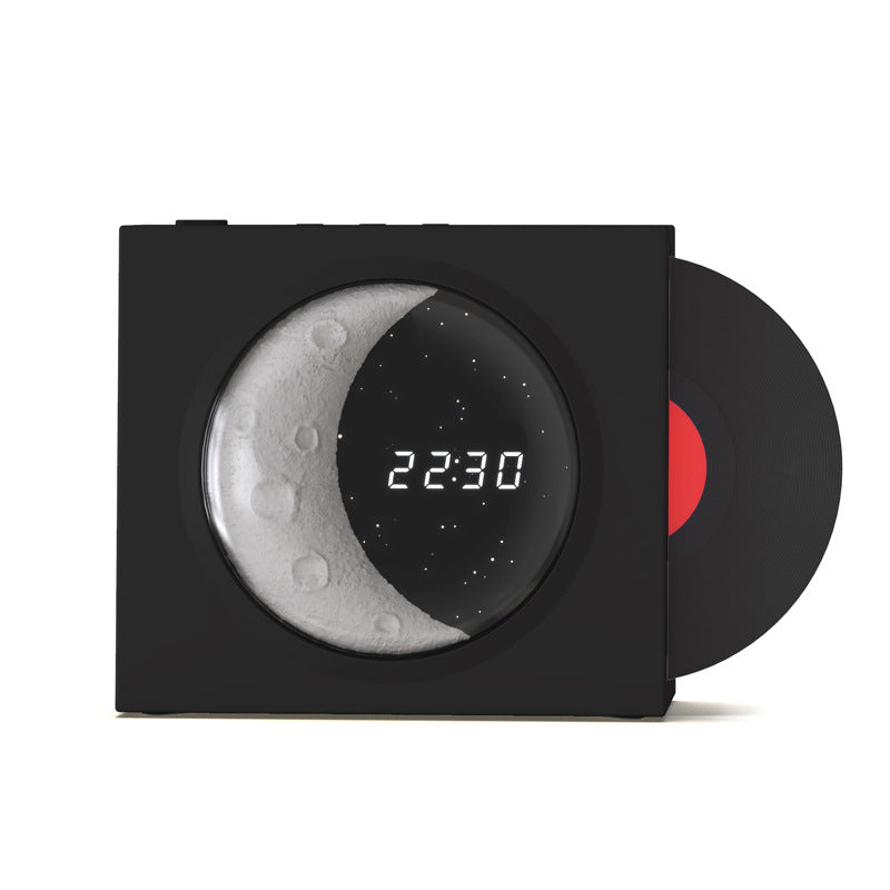 Moon-clock-bluetooth-speaker