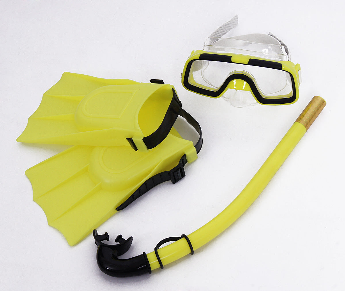 Swimming Diving Goggles With Easy Breath Dry Snorkel Tube Snorkeling Goggles Kid Adult