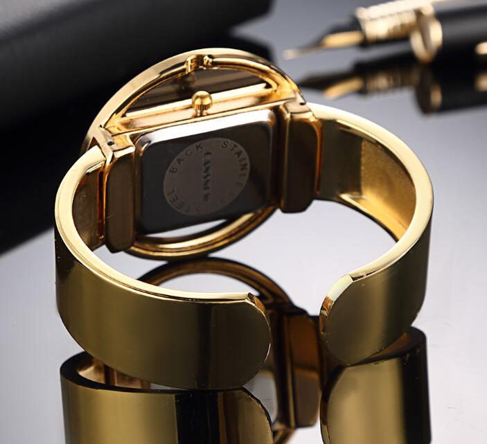 Women's Gold and Silver Bracelet Quartz Watch
