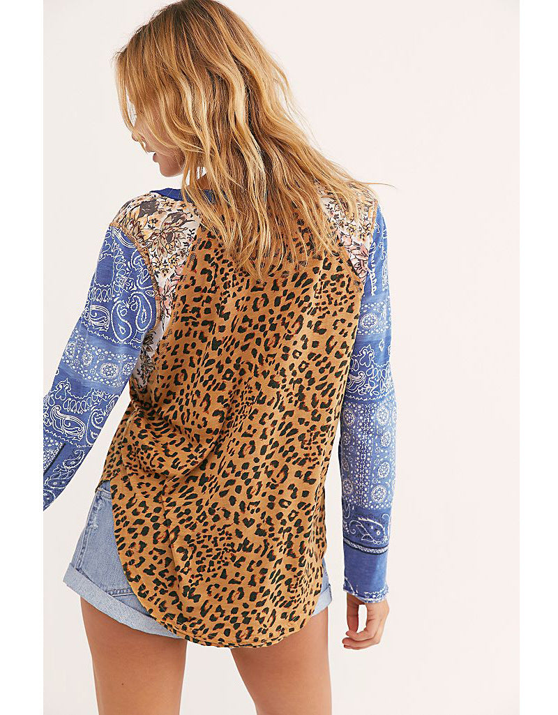 casual-temperament-collage-pullover-leopard-print-long-sleeve
