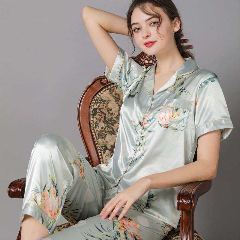 Women's silk pajamas