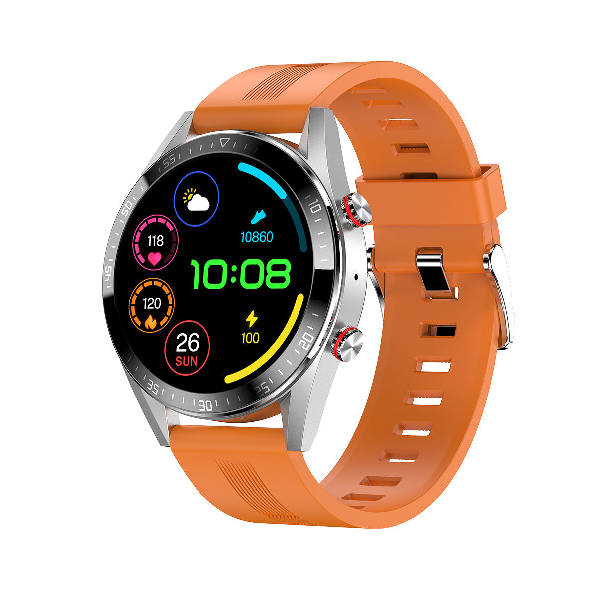 Heart Rate Health Monitoring Bluetooth Music Smart Phone Watch